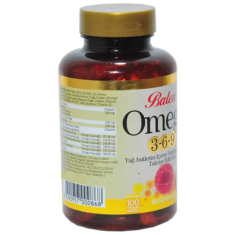 Omega 3-6-9 1585 Mg x 100 Yumuşak 4