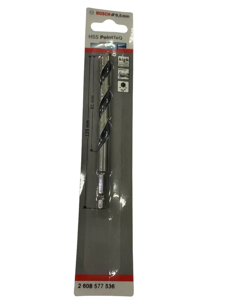 Pointteq Altıgen Şaftlı Hss Matkap Ucu 9,5 mm 2