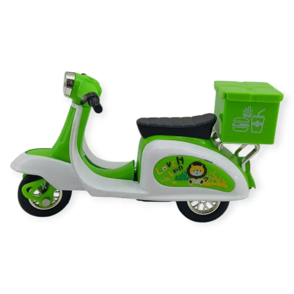 Çek Bırak Metal Vespa Motor  Cm - FY361A-D-YEŞİL - 1 ADET 2