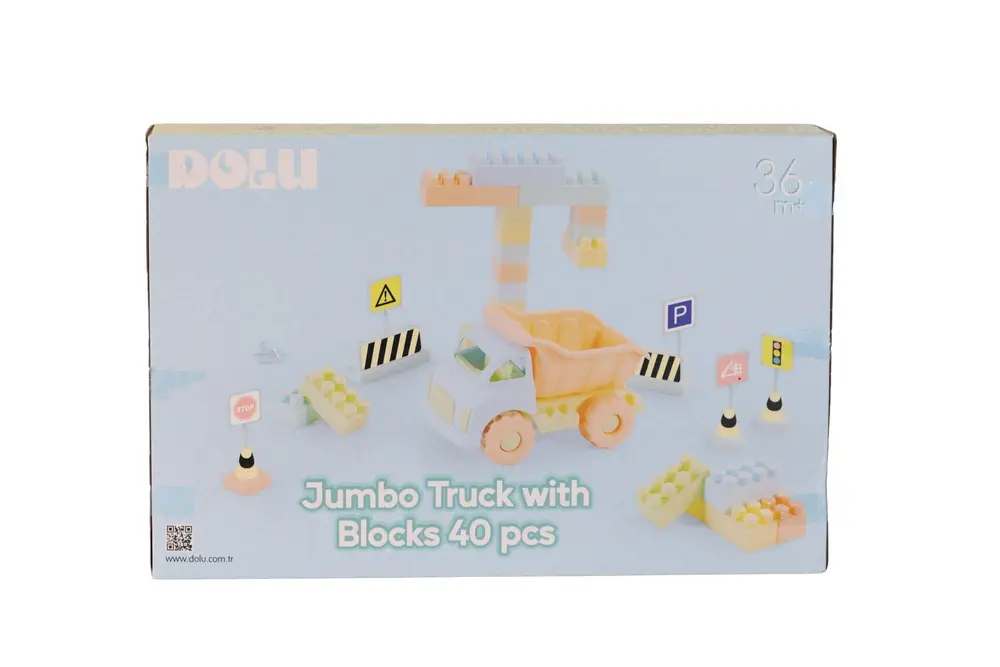 5219 OYUNCAK JUMBO KAMYON VE BLOKLAR 40 PARÇA 2