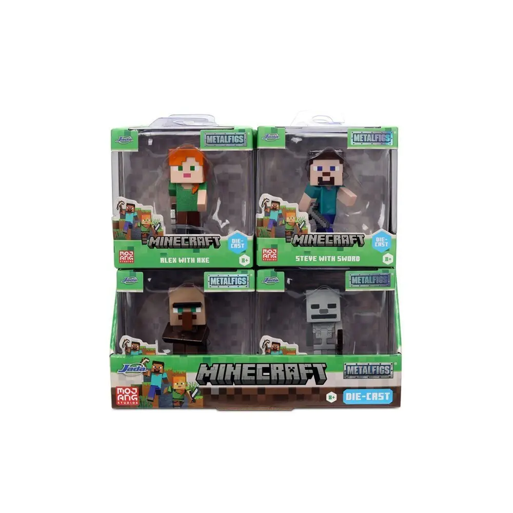 9385138300W04 Minecraft Figures 2 5 We 4die-cast pop-culture collectible(Belirtilen fiyat, tekli satış için adet fiyatıdır.) 4