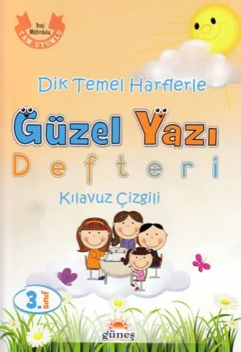 3.Sınıf Dik Temel Harflerle Güzel Yazı Defteri Kıluz Çizgili