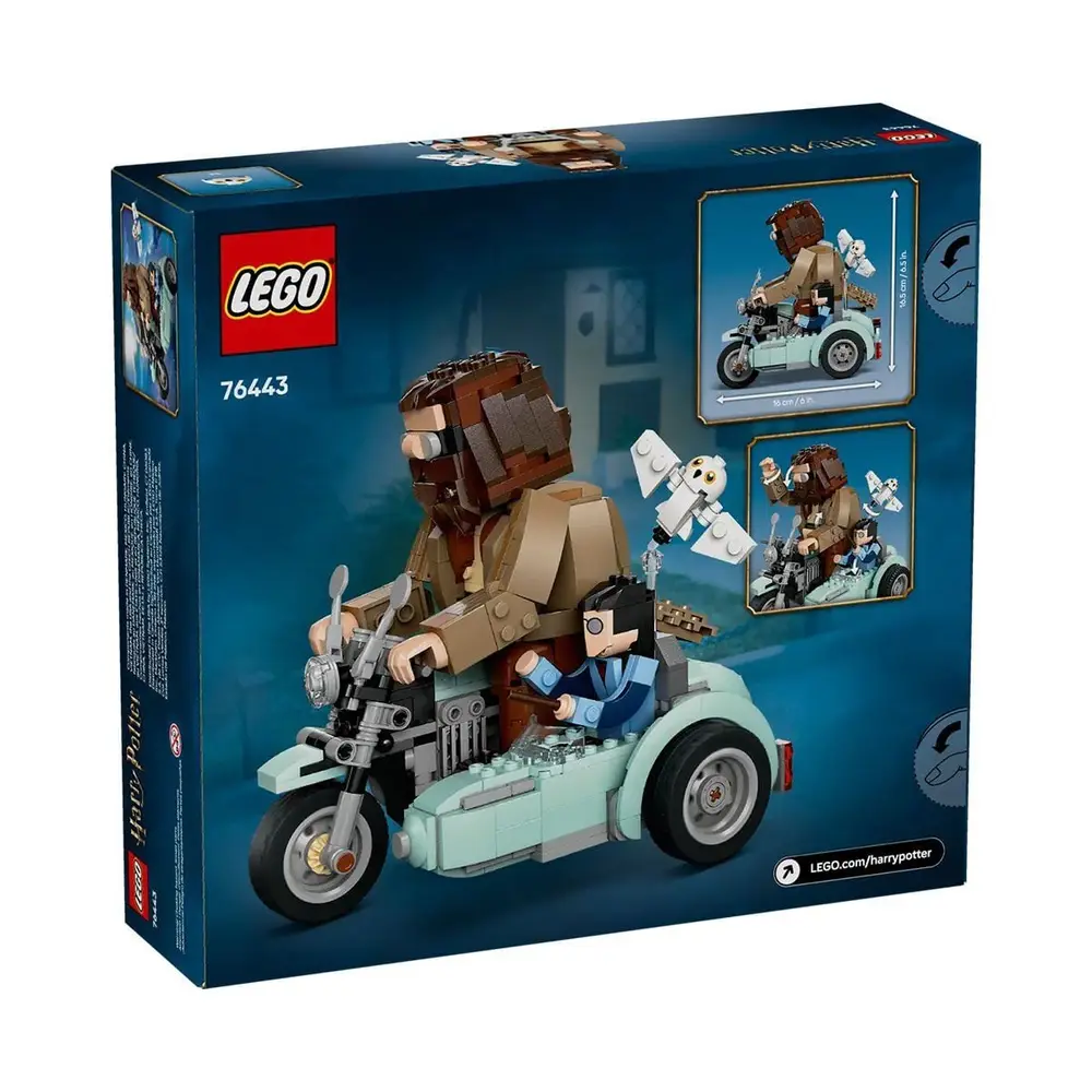 76443 Lego Harry Potter-Hagrid ve Harrynin Motosiklet Yolculuğu 617 parça +9 yaş 5