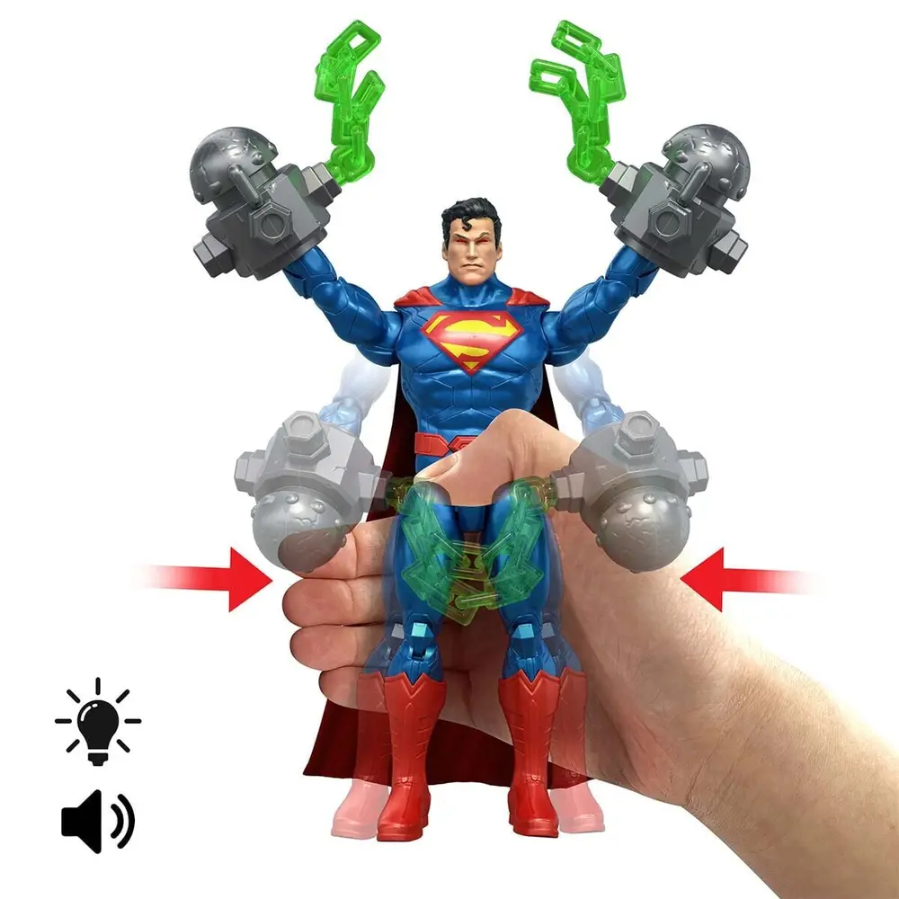 JMP85 DC Isı Görüşlü Superman Aksiyon Figürü 5