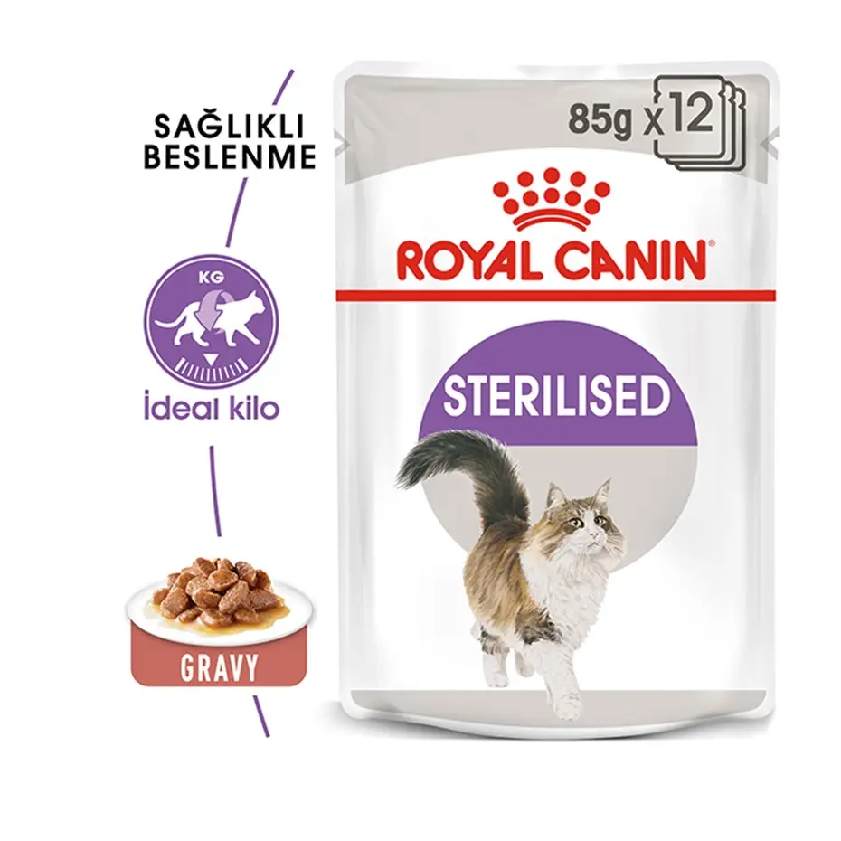 Sos İçinde Kısırlaştırılmış Yetişkin Kedi Konservesi 85gr 4