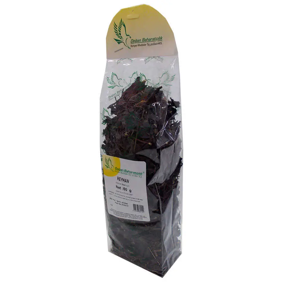 Doğal Reyhan Otu Mor 50 Gr Paket 3