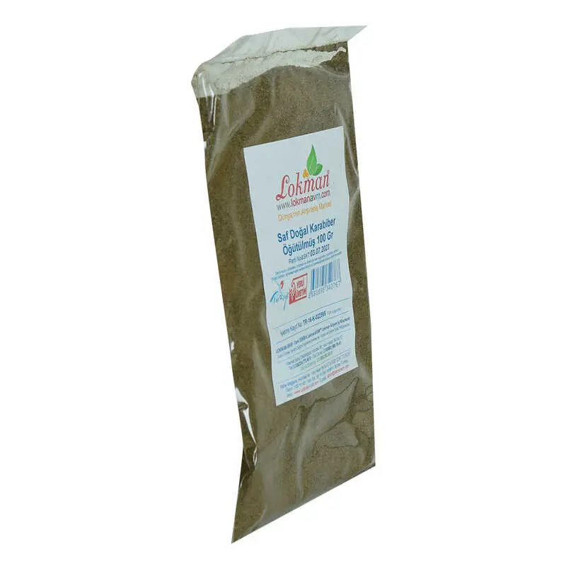 Karabiber Doğal Öğütülmüş Saf 100 Gr Paket 5