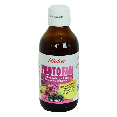 ProtoFan Kara Mürver Propolis Ekstratlı C minli Takviye Edici Gıda 150 ML