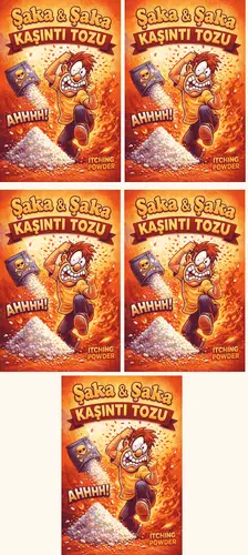5 Adet Kaşıntı Tozu Şaka Kaşıntı Tozu Eğlence Şaka Amaçlı Toz