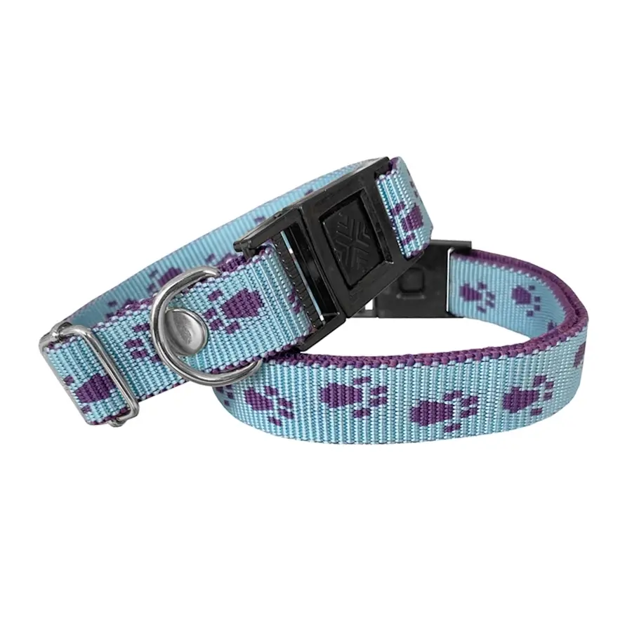 Köpek Tasması Patili Dokuma 2 cm - Min: 30 cm - Max: 50 cm Açık Mi 3