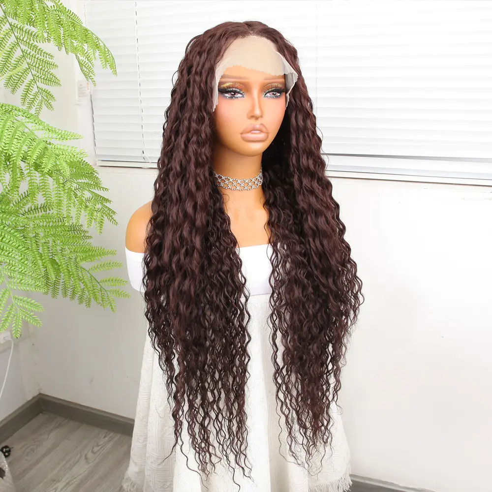 Afro Daa Kahve Fiber Sen Tül Peruk 2