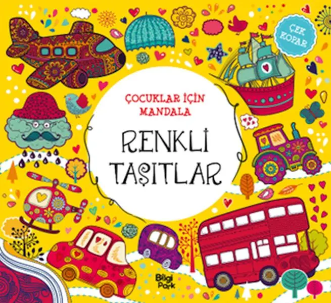 Çuklar İçin Mandala - Renkli Taşıtlar