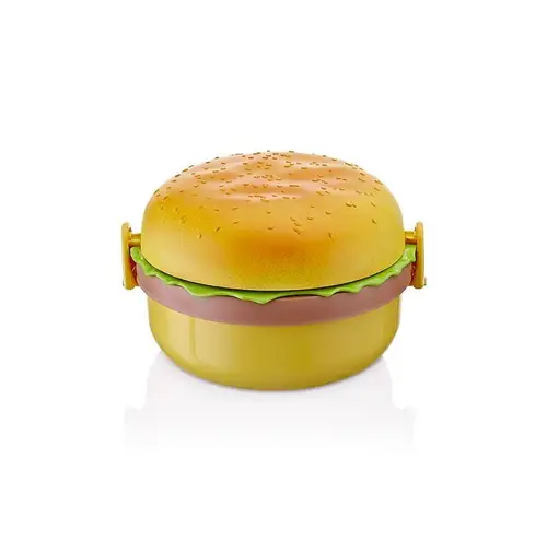 Hamburger Görünümlü Beslenme ve Saklama Kabı