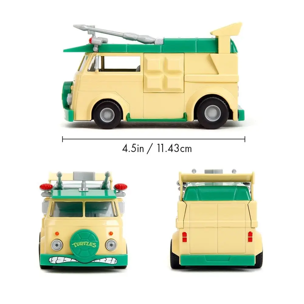 253282000 Jada Turtles Party Wagon 1:32 5