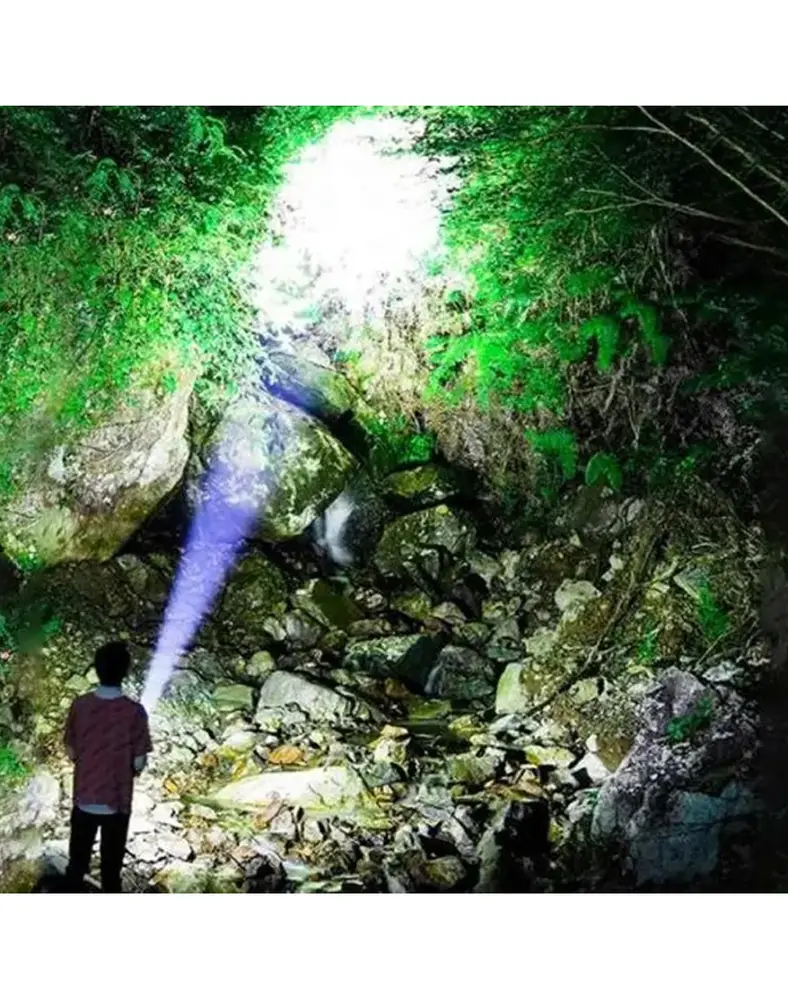 El Feneri 8 Mod Şarjlı Fosforlu Mıknatıslı Led El Feneri 3