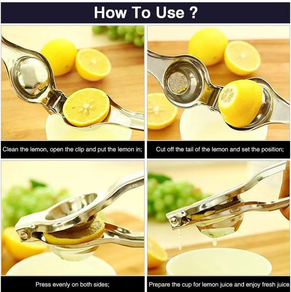 Paslanmaz Çelik Limon Sıkacağı 4