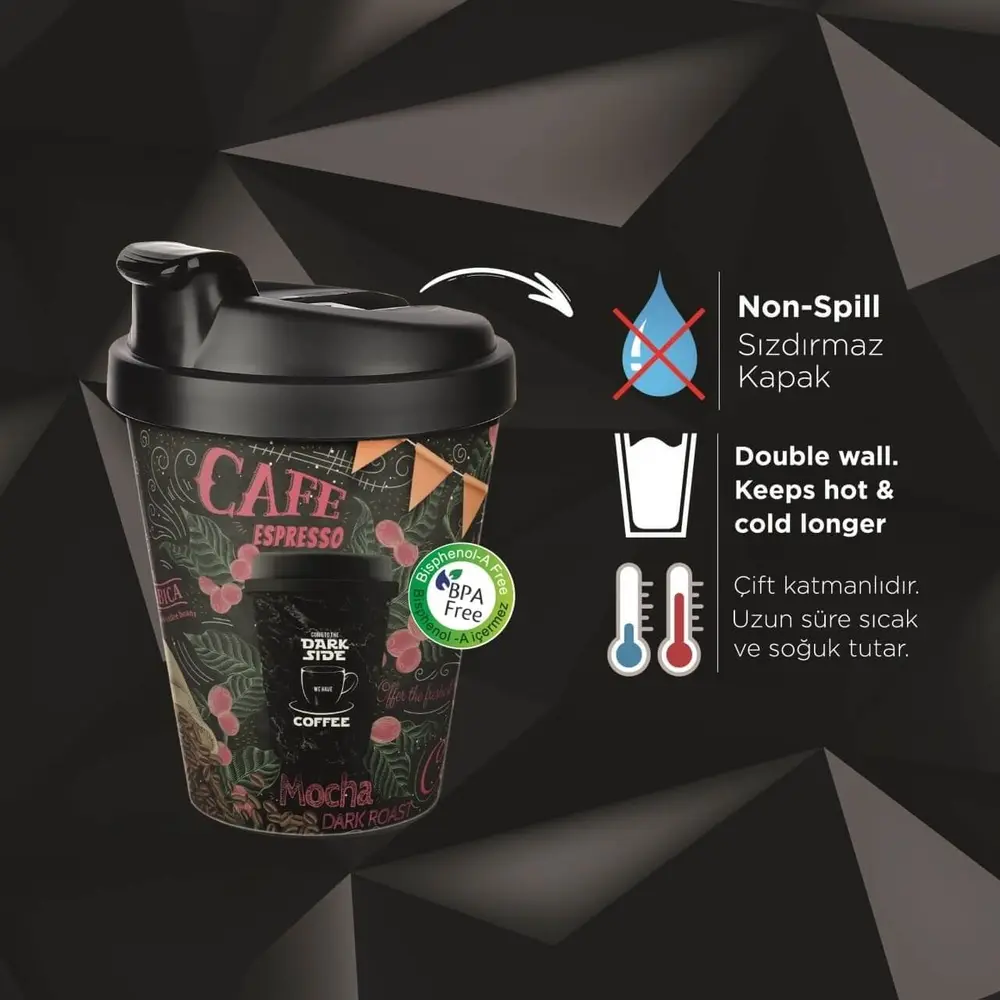 Kahve Bardağı - Termoslu 400ml - 13,5 oz 3