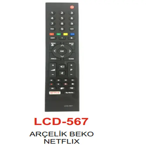 Arçelik - 3D Smart Netflix Tv Kumandası - LCD 567