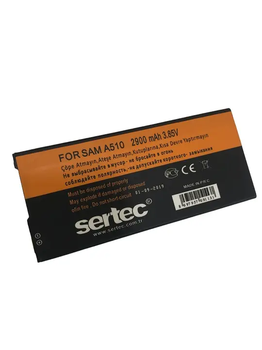 SERTEC -  GALAXY A510 - A5 2016  Uyumlu Bat