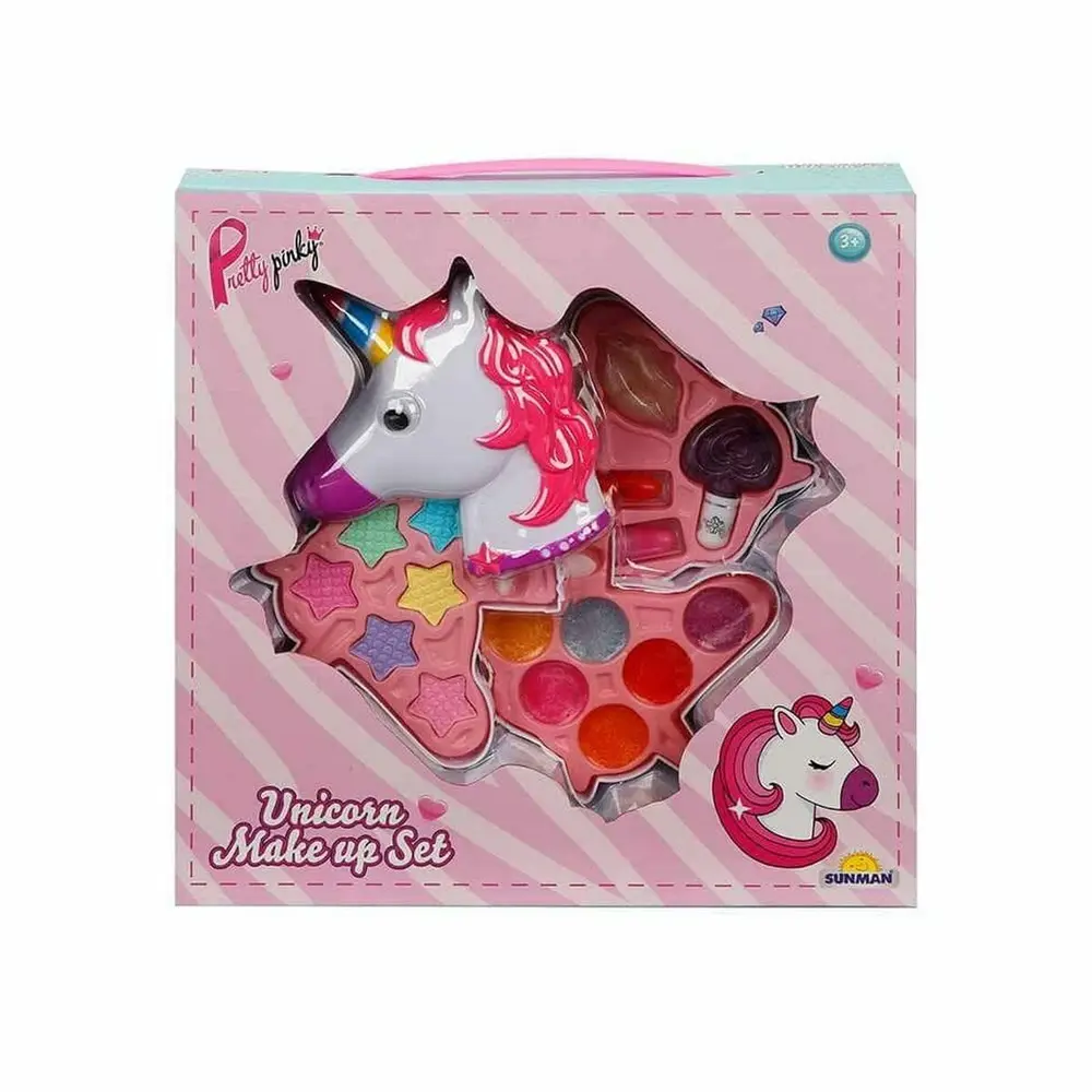 2602 Unicorn Şekilli 3 Katlı Makyaj Güzellik Seti 3