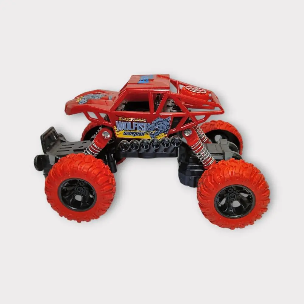 Çek Bırak Cross Araba 14 Cm - Kırmızı - 1 ADET 2
