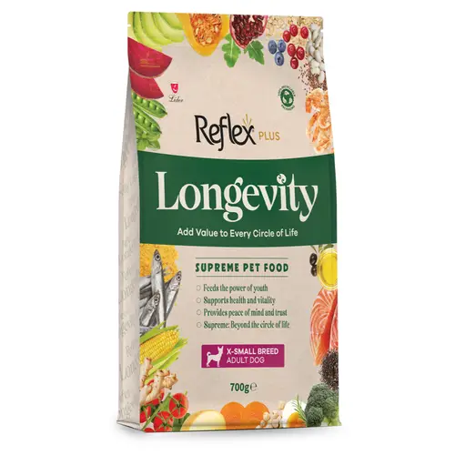 Reflex Plus Longevity Hipoalerjenik Çok Küçük Irk Yetişkin Köpek sı 700gr