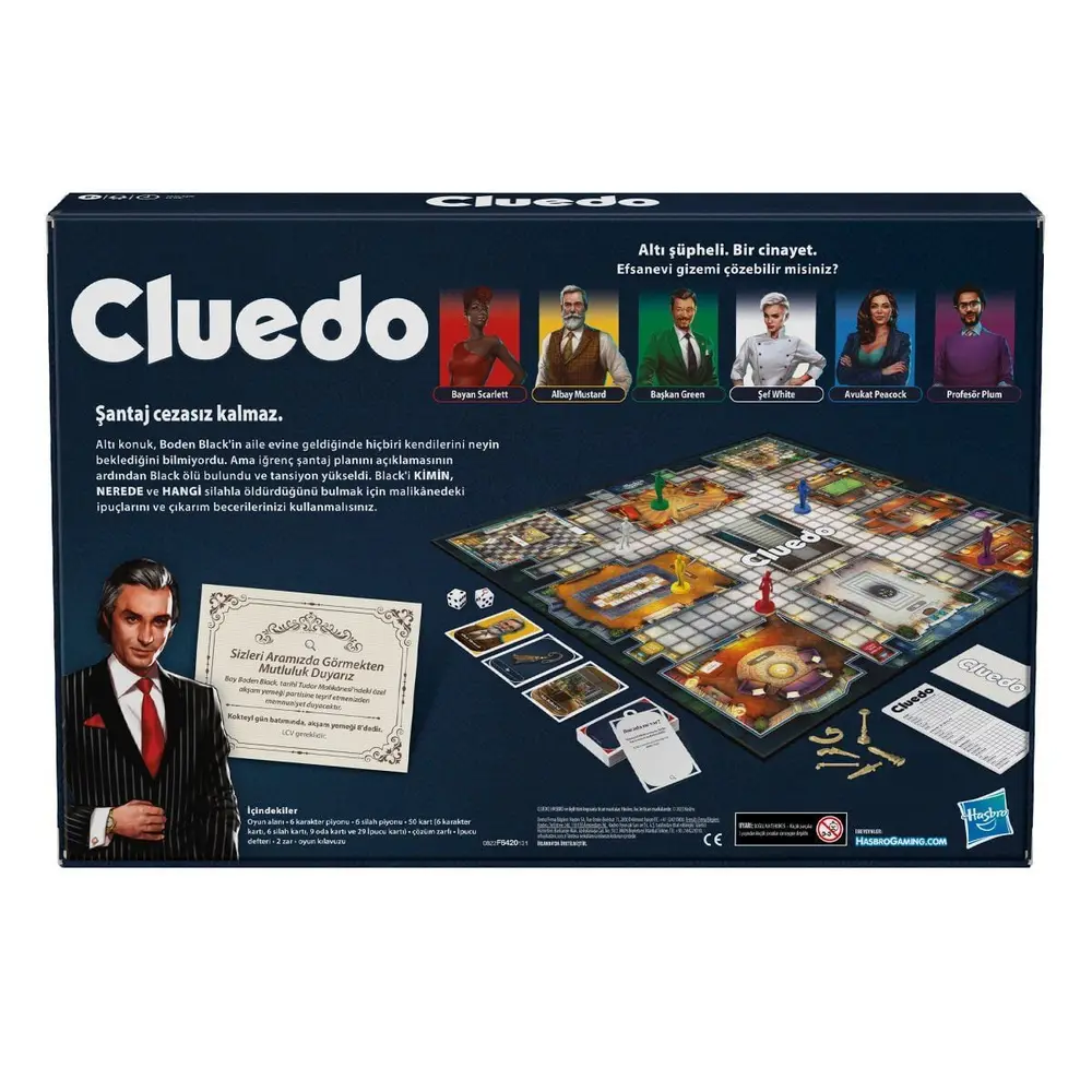 F6420 Hasbro - Cluedo +8 yaş 4
