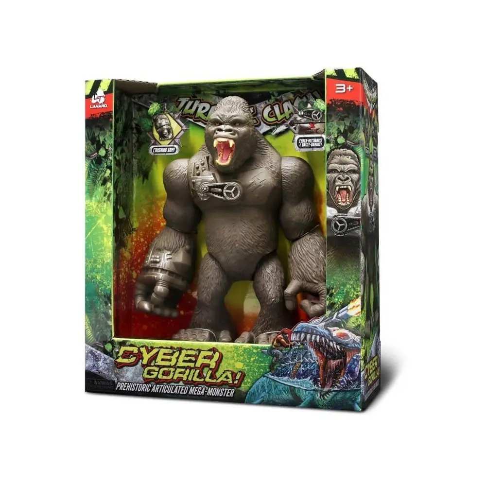 37108 Sunman Jurassic Clasega Canar Siber Goril Figürü