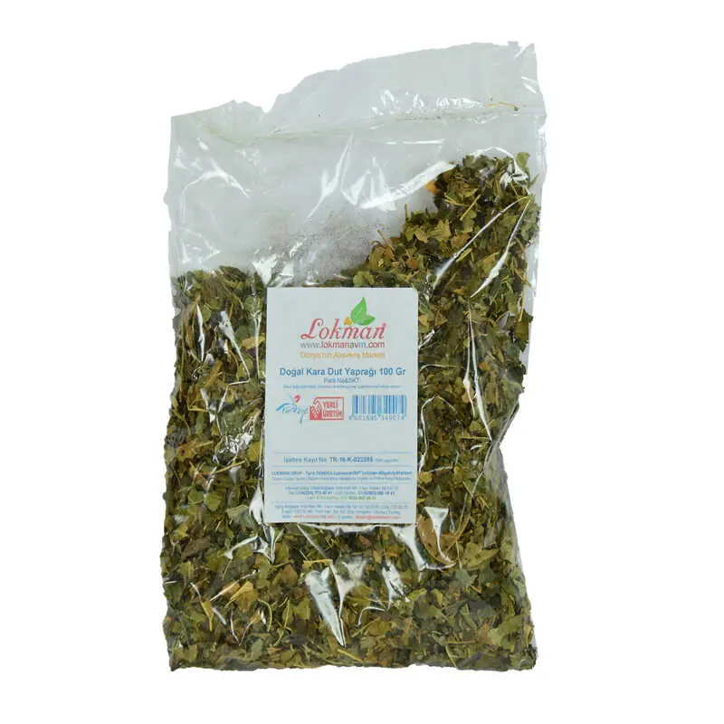 Kara Dut Yaprağı Doğal 100 Gr Paket 4