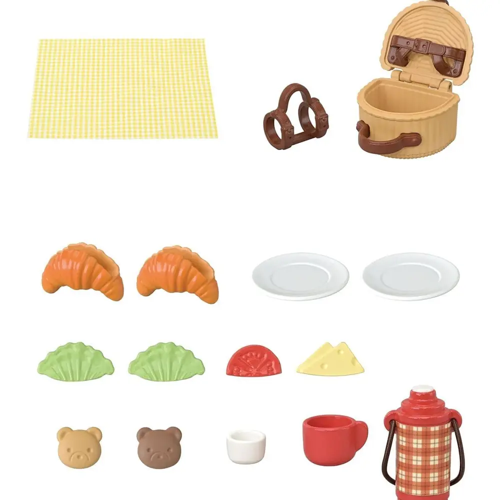 5852 Sylvanian Families Biscuit Kardeşler Leziz Piknik Seti +3 yaş 3