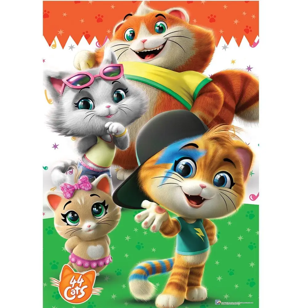 CAT 709 44 Kedi Puzzle 50 Parça - Ks Puzzle 2