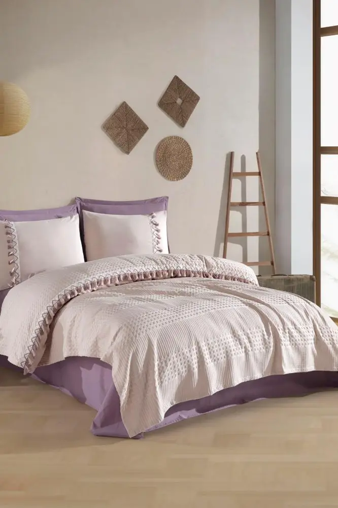 Pike Takımı Çift Kişilik Bohemline V8 Taş Rengi 2