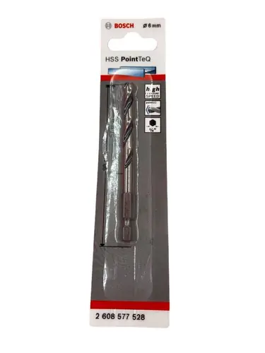 Point TeQ Altıgen Şaftlı Hss Matkap Ucu 6 mm