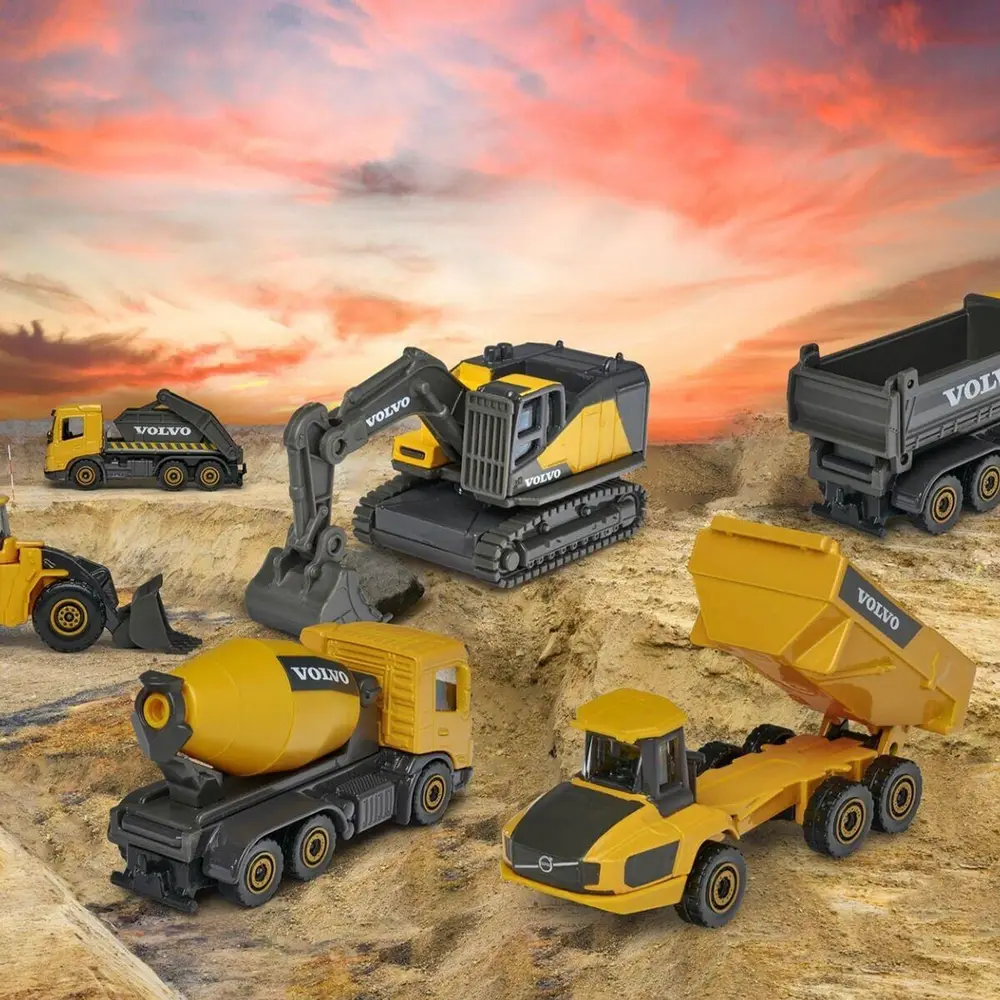 8503100000 Majorette Volvo İnşaat Araçları 1:64 Premium Metal Araç 6 asorti (Belirtilen fiyat, tekli satış için adet fiyatıdır) 6