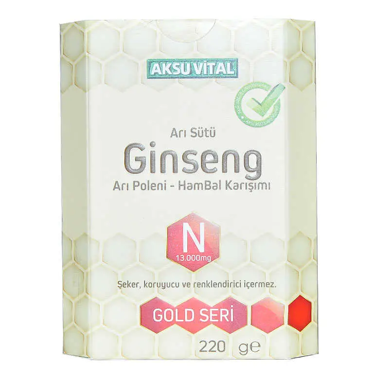 Arı Sütü Ginseng Polen Bal Karışımı 220 Gr 4