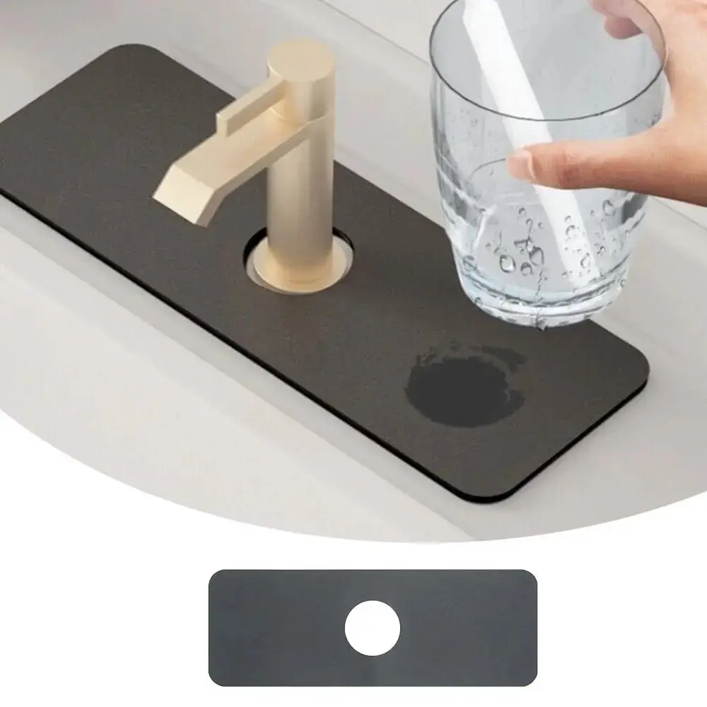 Su Emici Sihirli Mutfak Banyo Musluk Matı Labo Kenar Matı 2