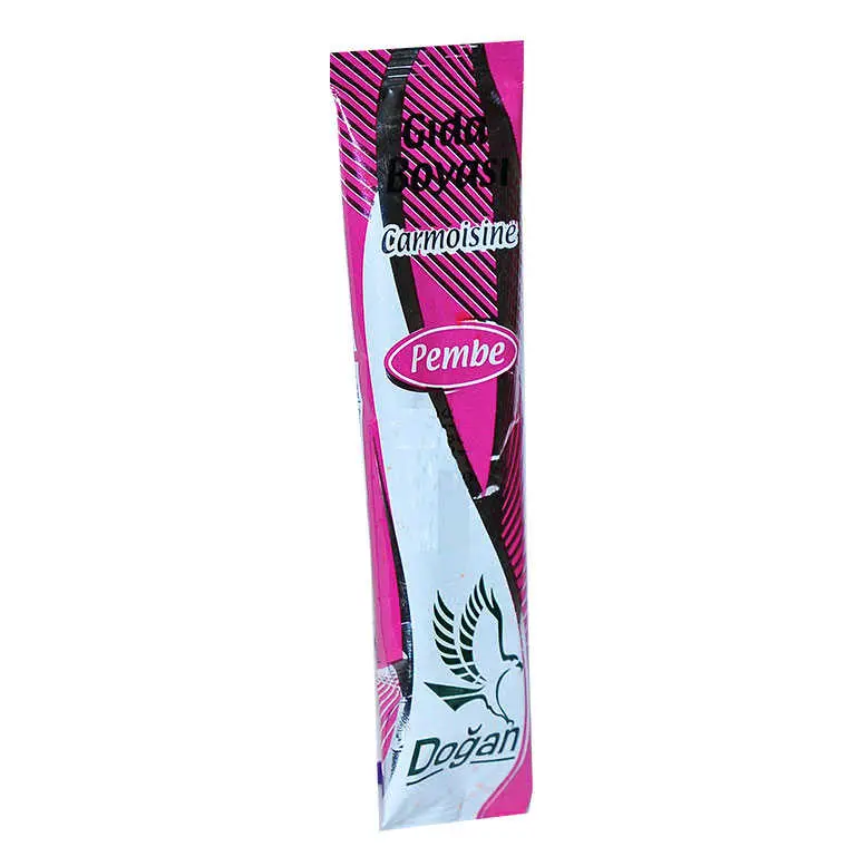 Pasta Şerbet Slime Gıda Boyası Pembe Toz 9 Gr Paket 4