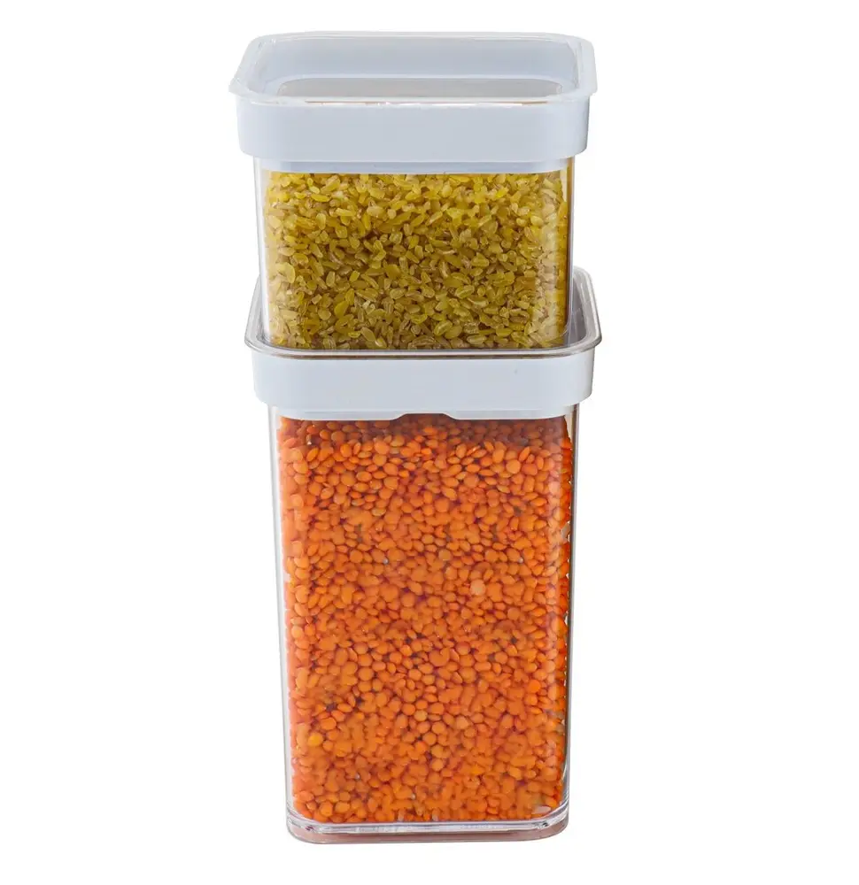 Vakumlu Kare Saklama Kabı - 1 litre 5