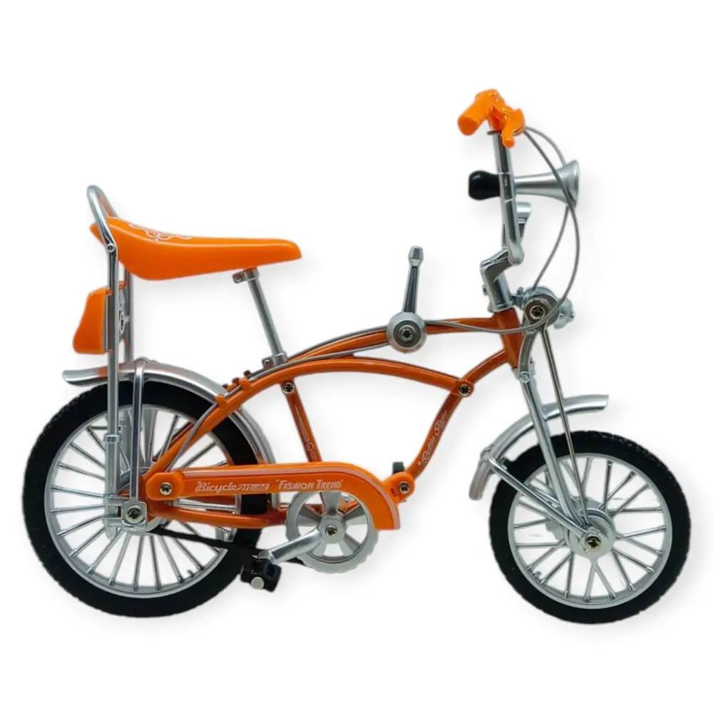 Model Araçlar - 1:8 Metal Retro Pinokyo Bisiklet - Die -Cast 17 cm - Tcu - 1 ADET