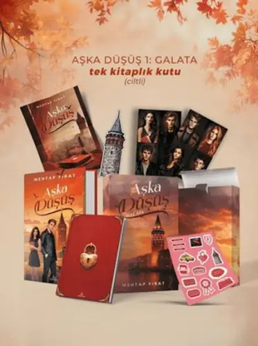 Aşka Düşüş 1: Galata - Tek lık Kutu (Ciltli)