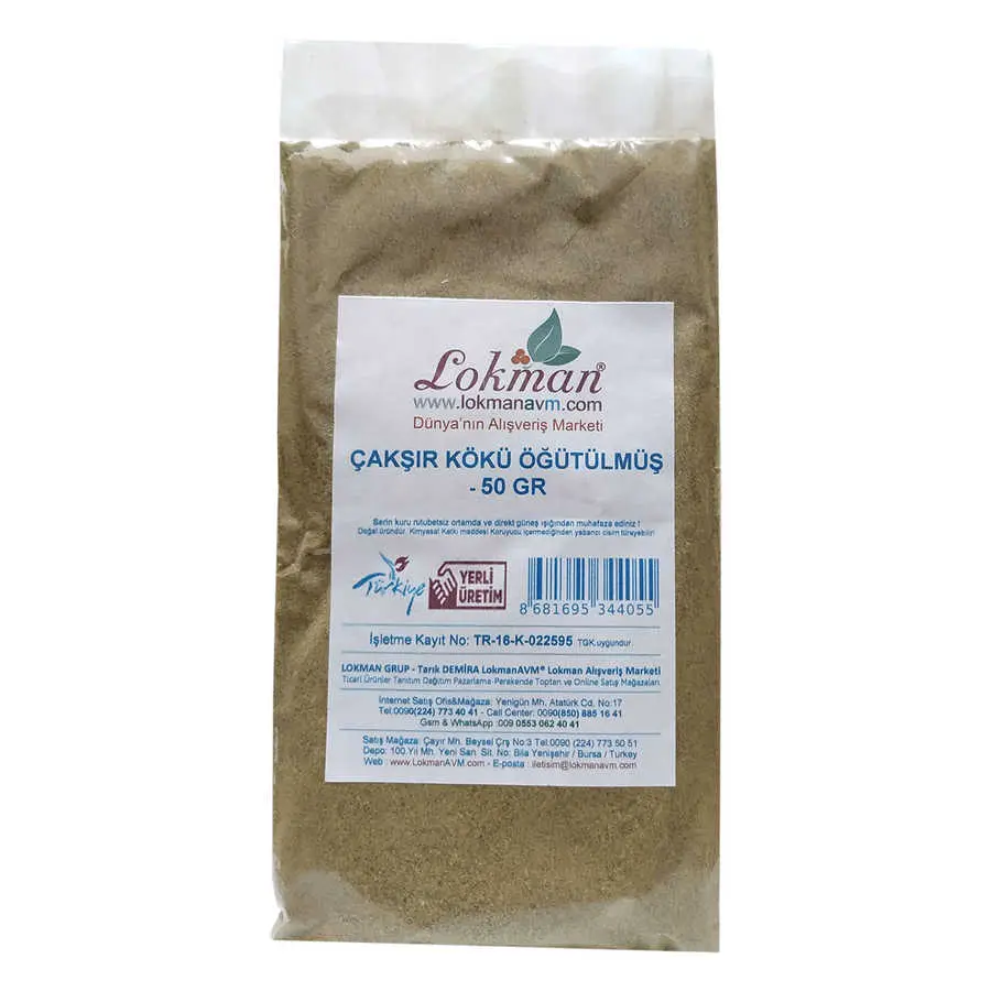 Çakşır Kökü Doğal Öğütülmüş 50 Gr Paket 3