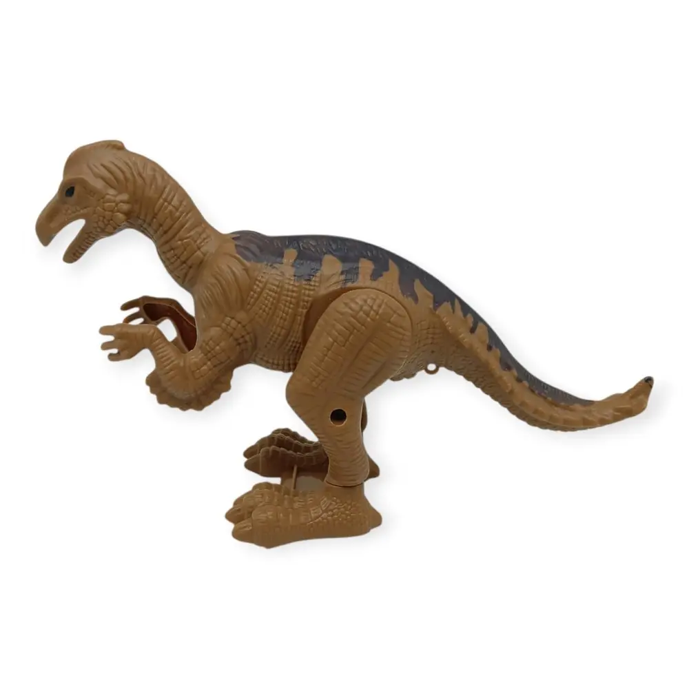 Kurmalı Dinazor Figürleri 20 cm - Asaurus - Kahverengi - 1 ADET 3