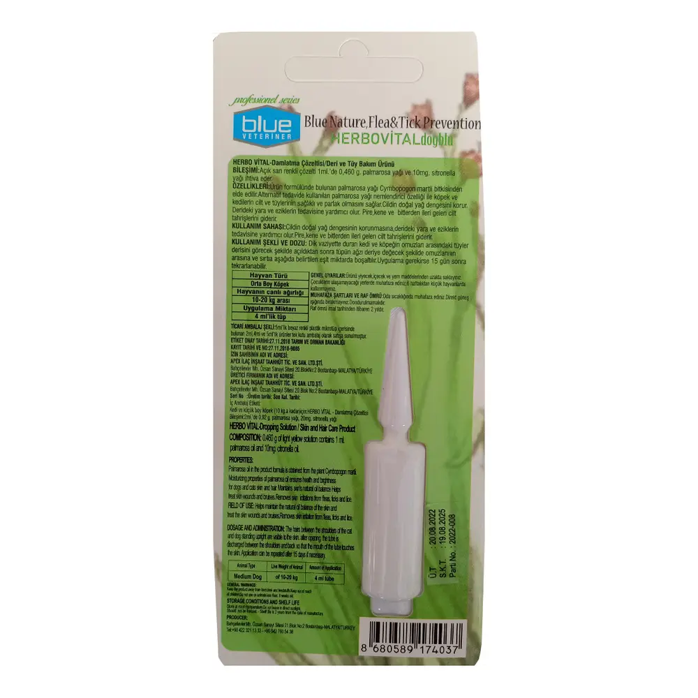 Herbio sel Köpek Damlası 4 ml ( 10-20 kg ) 3