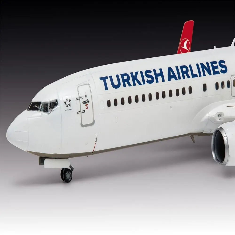 63772 Revell - Turkish Airlines Boeing 737-800 1:144 Maket Kiti 2