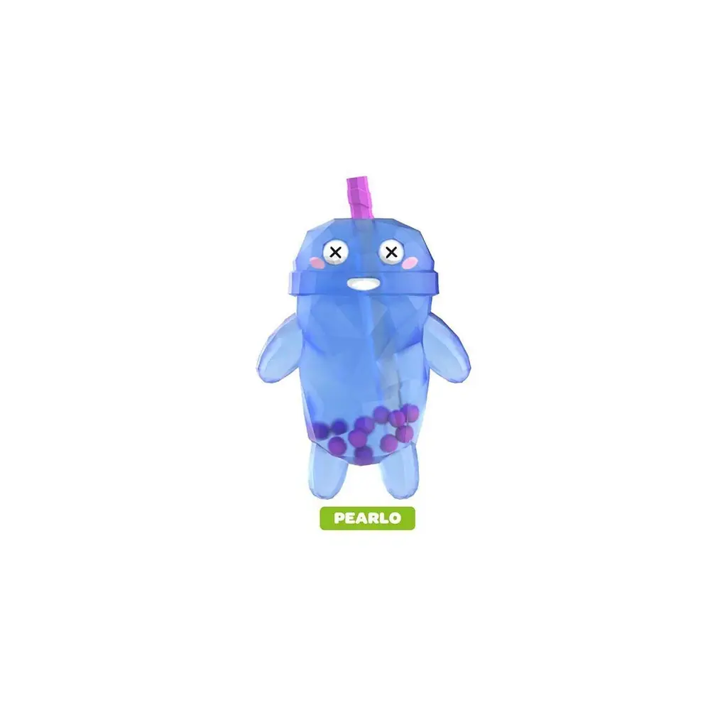 12387 SUN-BTF-FİGÜR BUBBLE TEA CRYSTAL BOBA PALS SERIES 14CM 6A 3