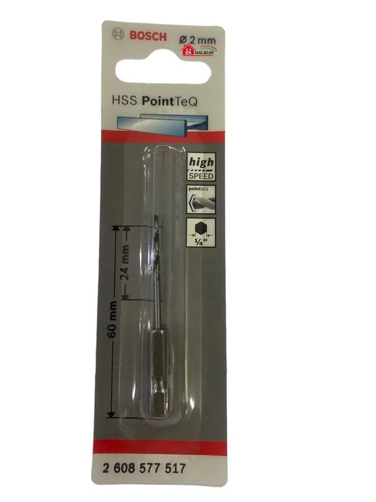 Pointteq Altıgen Şaftlı Hss Matkap Ucu 2 mm 2