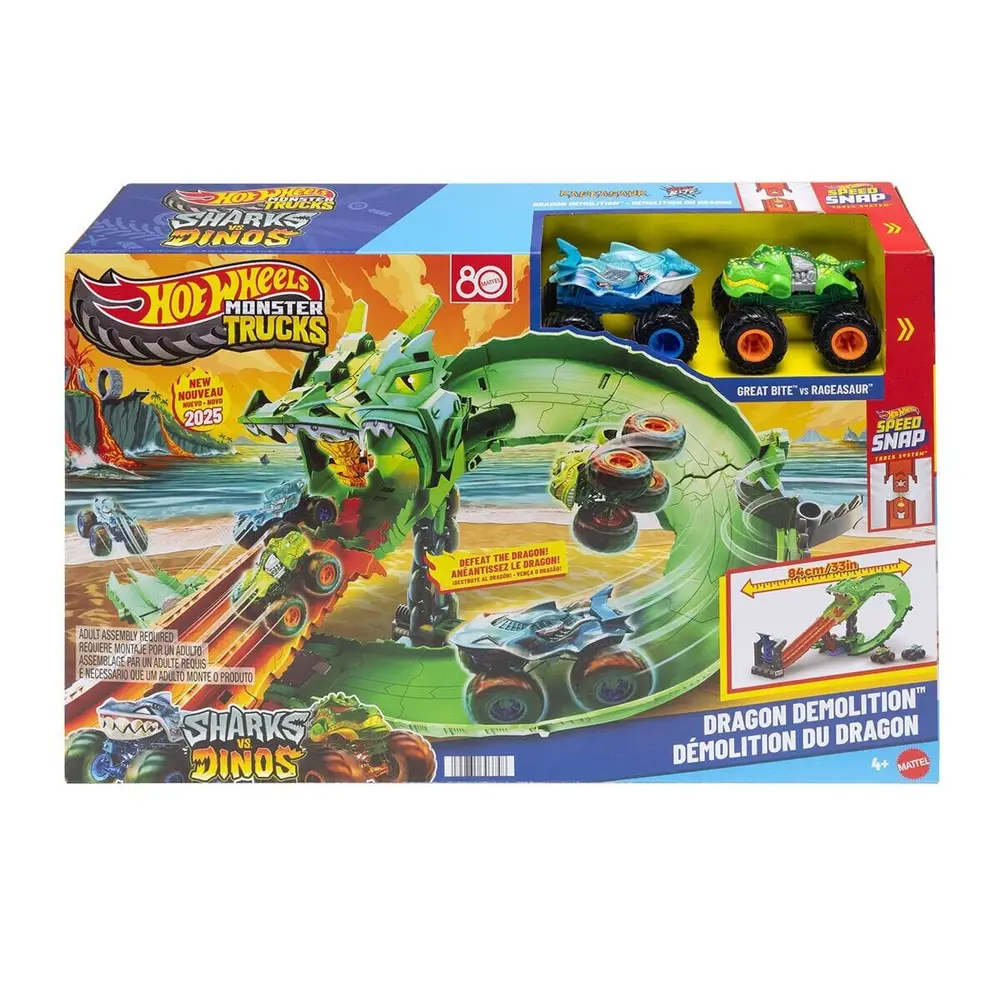 JFR06 Hot Wheels  Trucks  Sharks vs. Dinos Ejderha  Edici