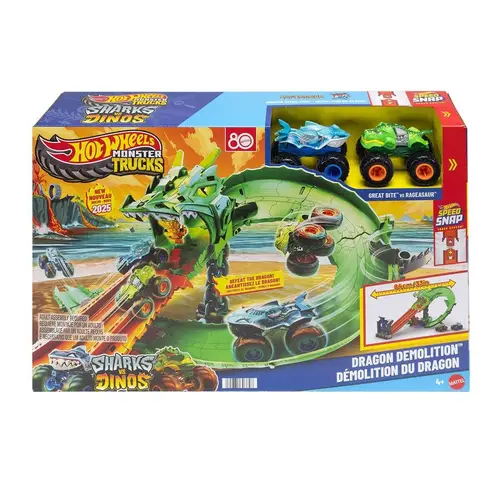 JFR06 Hot Wheels  Trucks  Sharks vs. Dinos Ejderha  Edici