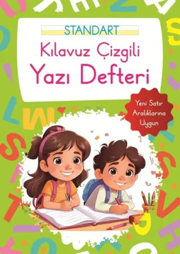 Kıluz Çizgili Yazı Defteri Büyük Boy - Yeşil