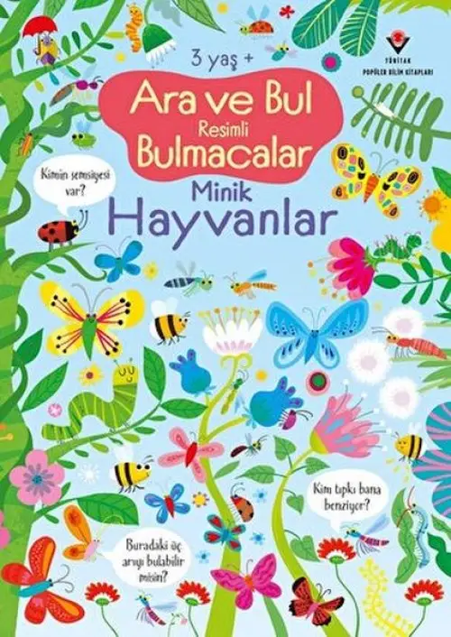 Ara ve Bul li Bulmacalar Minik Hayvanlar